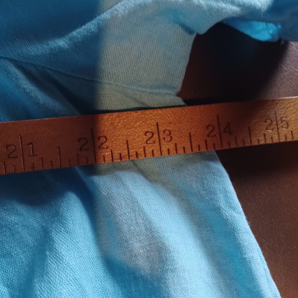 Light Blue Ruffled Button-Down Dress - Picture 6 of 10